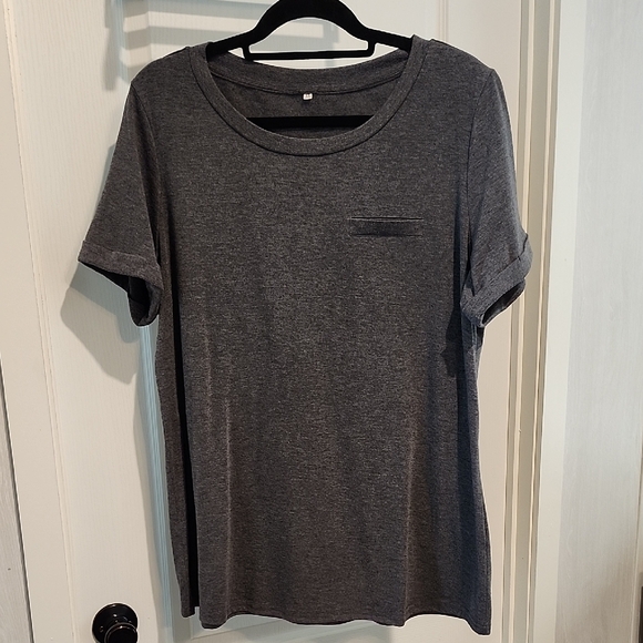 Classic Gray Women's Short Sleeve Tee XL - Picture 1 of 5